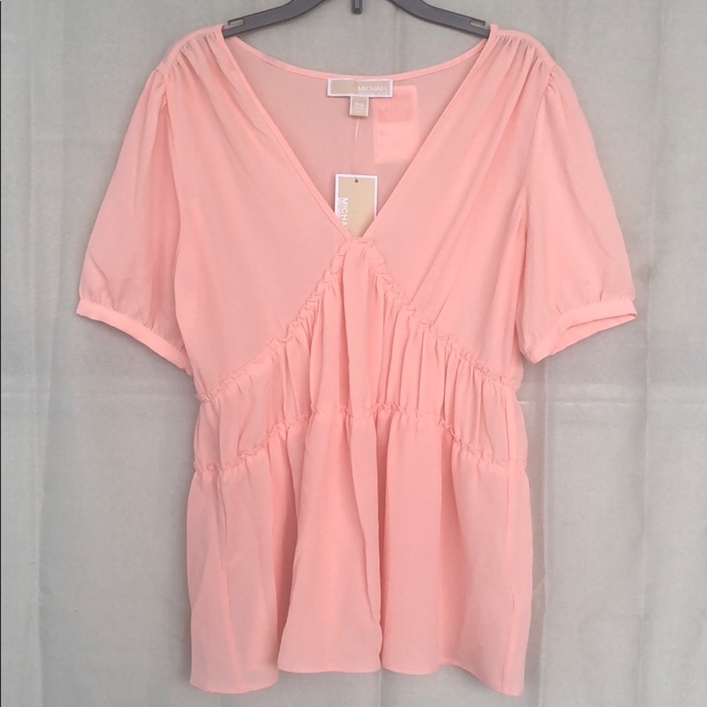 Michael Kors PSm women’s blouse light salmon
